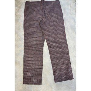 Margaret M Slimming Burgundy Pants/Capris